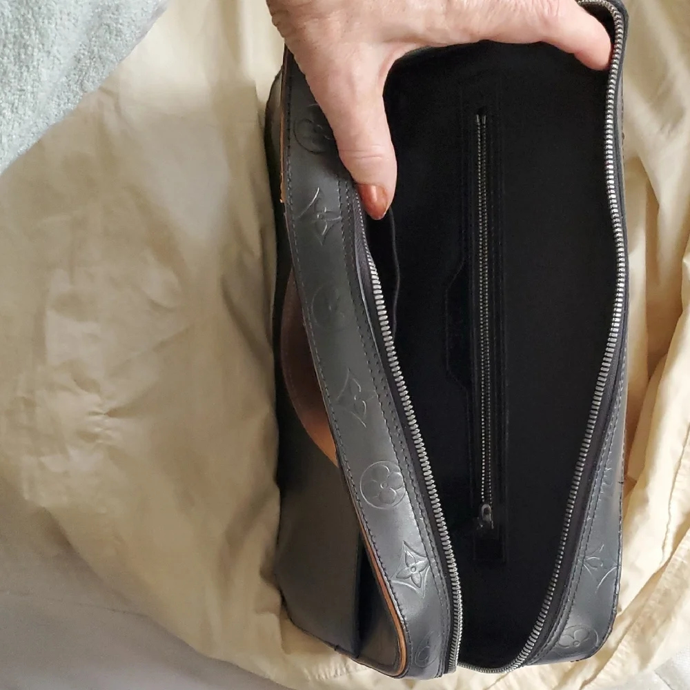 Louis Vuitton Black Monogrammed Bag